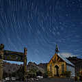 Church with Star Trails